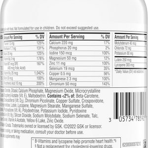 Centrum Minis Silver Multivitamin for Adults 50 Plus, Multimineral Supplement, Vitamin D3, B-Vitamins, Gluten Free, Non-GMO Ingredients, Supports Memory and Cognition in Older Adults - 320 Ct