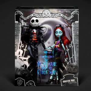 Monster High Skullector Disney's The Nightmare Before Christmas Jack and Sally Doll Set HNF99