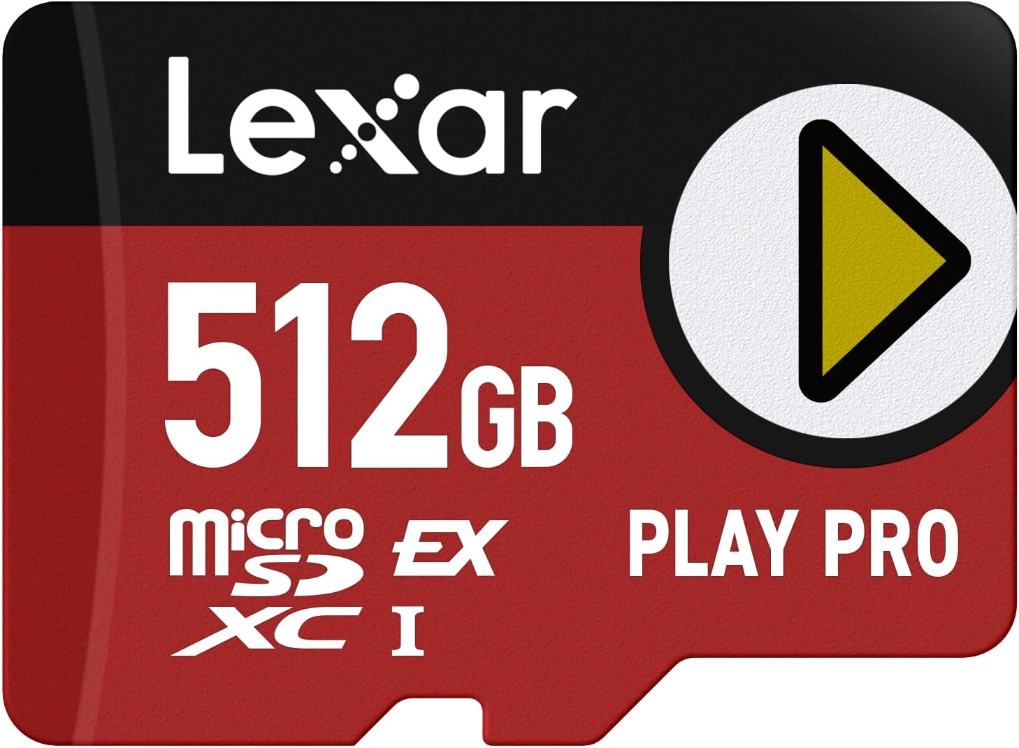 Lexar Tarjeta microSD Express Play PRO de 512 GB, UHS-I, C10, U3, V30, Full HD, 4K, tarjeta de memoria de hasta 900/600 MB/s, compatible con Nintendo-Switch 2, ASUS ROG Ally, Steam Deck, Gaming