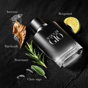 Armani Beauty - Acqua di Giò - Parfum - Colonia para Hombre - Fragancia Masculina Fresca y Aromática - Notas de Bergamota, Jengibre, Marino, Geranio, Romero, Salvia Clara, Pachuli, Incienso