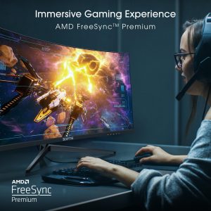 ¡Nuevo! Sceptre - Monitor para juegos curvado de 30 pulgadas 200+Hz FreeSync Altavoces integrados 2560 x 1080p HDMI x2 DP x2 Negro máquina 2026 (Serie C305B-200UN)