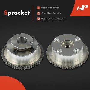 A-Premium 6PCS Engine Timing Chain Kit W/Sprocket & Tensioner & Guide Compatible with Hyundai Elantra 2011-2013, Elantra GT 2013 & Kia Soul 2012-2014 - DOHC, 1.8L 2.0L