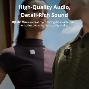 DJI Mic Mini Transmitter (Infinity Black), Ultralight, Wireless Lavalier Microphone for DJI Action 5 Pro/Osmo Pocket 3, Noise Cancelling, Wireless Microphone for Camera/iPhone/Android, Vlog, Streaming