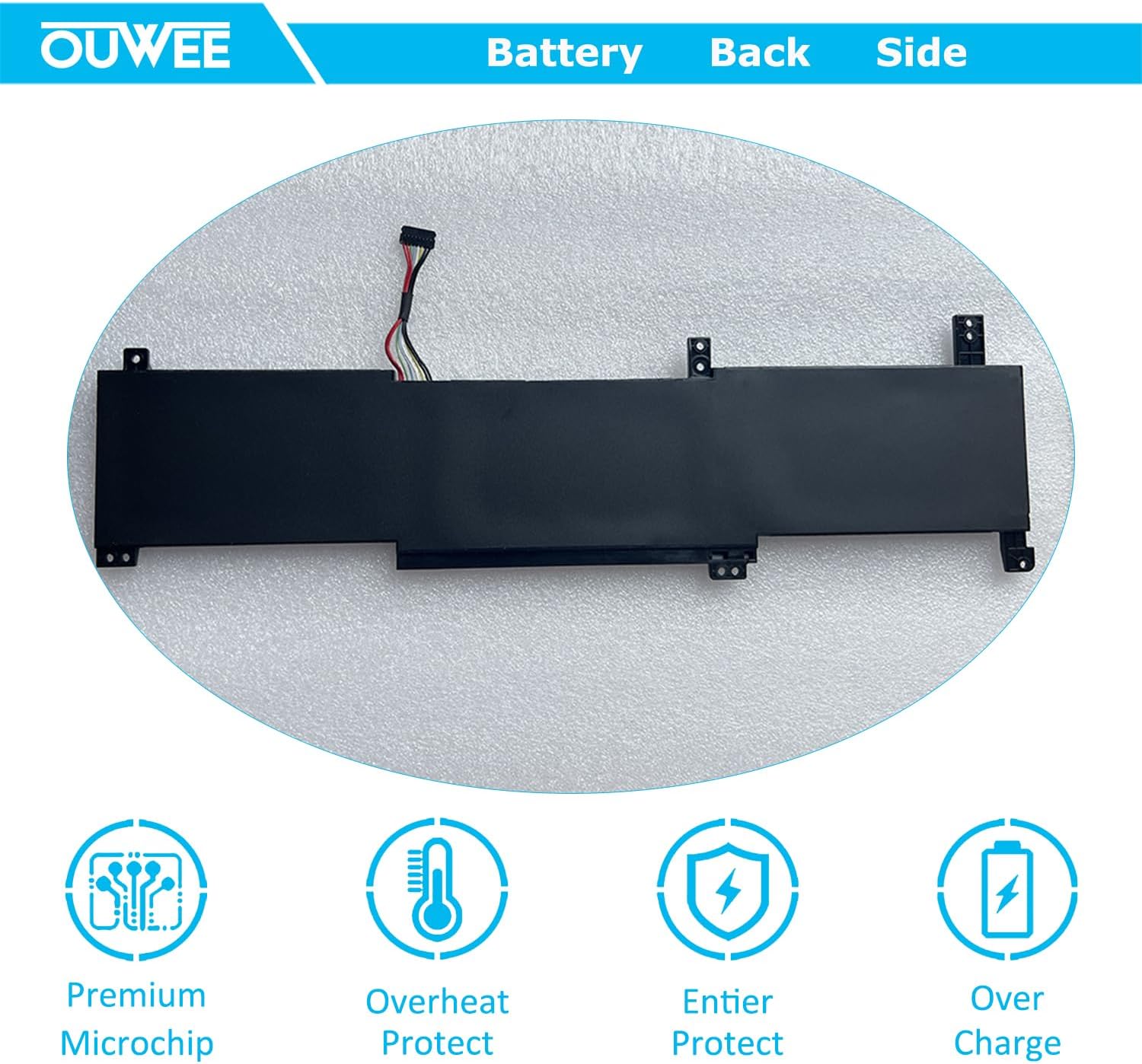 L20M3PF0 Laptop Battery Compatible with Lenovo IdeaPad 3-14ITL6 3-15ITL6 3-17ITL6 / S14 V14 V15 V17 G2-ITL G3-IAP / K14 Series L20C3PF0 L20L3PF0 L20M3PF0 45Wh 4054mAh 11.1V