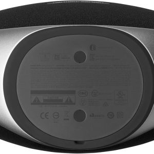 Harman Kardon Onyx Studio 9 - Portable Stereo Bluetooth Home Speaker with Built-in Battery and USB Charging, self-Tuning, and Multi-Speaker Connection by Auracast - Black