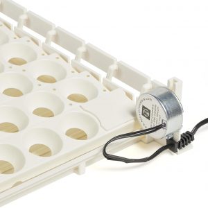 Farm Innovators 3200 - Girador automático de huevos de 41 puntos para la parte inferior de las incubadoras para eliminar el manejo manual y mejorar la tasa de eclosión, color blanco (paquete de 4)