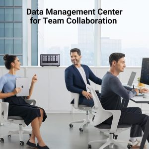 UGREEN NAS DXP6800 Plus 6-Bay Desktop NAS, Intel i3 1215u 6-Core CPU, 8GB DDR5 RAM, 128G SSD, 1x 10GbE and 1x 2.5GbE LAN Port, 2X M.2 NVMe Slots, 4K HDMI, Network Attached Storage (Diskless)