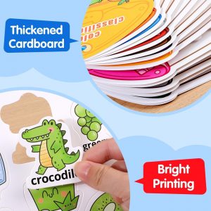 Libro Ocupado Montessori de Clasificación de Colores para Niños Pequeños de 2 a 4 años, Actividades Educativas de Aprendizaje Preescolar para Niños, Juegos Sensoriales de Habilidad Motora Fina