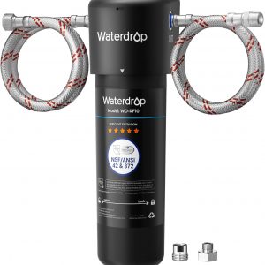 Waterdrop 10UA - Sistema de filtro de agua para debajo del fregadero, reduce PFAS, PFOA/PFOS, plomo, cloro, mal sabor y olor, filtro de agua para debajo de la encimera con conexión directa al grifo de