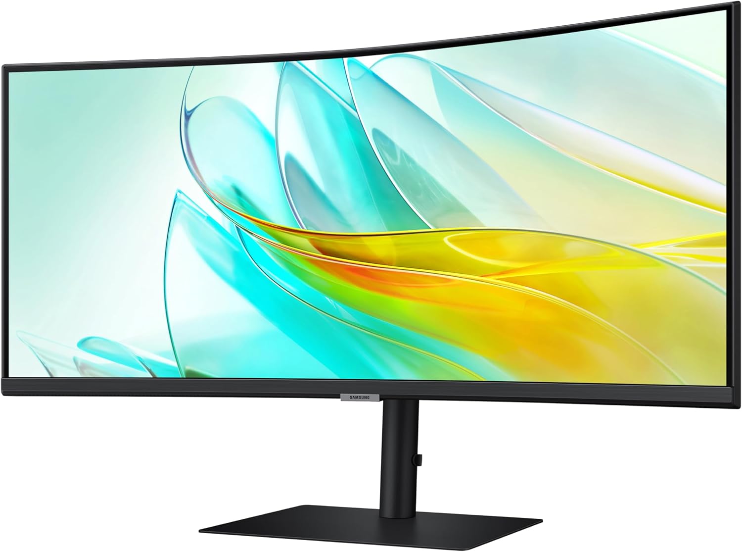 Samsung 34” ViewFinity S65UC, Ultra-WQHD, 100Hz, AMD FreeSync™ HDR10, Monitor curvo con altavoces incorporados, USB-C, interruptor KVM, LS34C654UANXGO, 2025