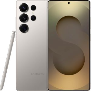 Samsung Galaxy S25 Ultra, 256GB Smartphone, Unlocked Android, AI Night Mode Camera, Snapdragon 8 Elite Fast Processor, 5000mAh Battery, Built-in S Pen, 2025, US 1 Yr Warranty, Titanium Gray