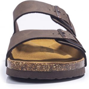 Fitory Sandalias para hombre, dan soporte al arco del pie, llevan correas con hebillas ajustables, plantilla de corcho, tallas 7 a 14.5