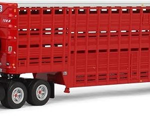 First Gear DCP 1/64 International TranStar COE con remolque de eje tándem para ganado Wilson de 45 pies Línea de camiones Koppes 69-2028