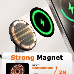 Cargador inalámbrico magnético Mag-Safe 3 en 1, estación de carga inalámbrica plegable de 15 W máximo para iPhone 17/16/15/14/13/12, cargador de viaje rápido para múltiples dispositivos, iWatch