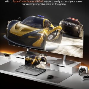 KAIGERR Portátil para juegos, computadora portátil de 16.0 pulgadas con AMD Ryzen 7 5000 Series (8C/16T, hasta 4.5GHz), 16 GB de RAM 512 GB NVMe SSD Windows 11, Radeon RX Vega 8 gráficos, WiFi 6, KB