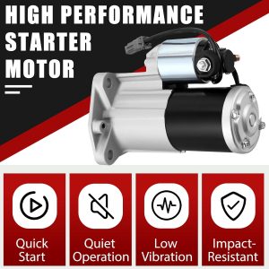 Motor de arranque 23300-ET80A compatible con Nissan Rogue 2008-2013 Rogue Select 2014-2015 Sentra 2.5L L4 12V 2007-2012 1.7KW 13 dientes, 23300-ET80B M0TA0271ZC