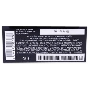 Kenzo Eau De Parfum Spray for Men, 3.7 Ounce