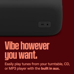 Bose SoundLink Max Bluetooth Speaker - Portable Wireless Party Speaker, IP67 Waterproof, Rope Handle, Up to 20 Hours of Playtime, USB-C, Built-in 3.5mm AUX Input, Black