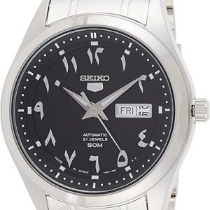 SEIKO 5 Automatic Black Eastern Arabic Dial Men's Watch SNKP21J1