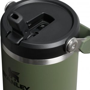 STANLEY IceFlow 2.0 Flip Straw Tumbler with Handle 30 oz | Twist On Lid and Flip Up Straw | Leakproof Water Bottle | Insulated Stainless Steel | BPA-Free | Dried Pine