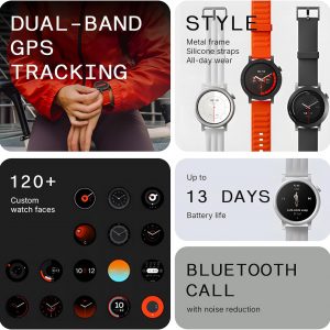 CMF by Nothing Watch 3 Pro Smart Watch for Men Women, Bluetooth Call AI Energy Score, 1.43” Heart Rate Tracking, Sleep Monitor, GPS & 130 Sport Modes, Fitness Tracker for Android iOS, IP68 Dark Grey