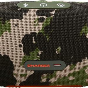 JBL Charge 6 - Portable Waterproof & Drop-Proof Bluetooth Speaker, Bold JBL Pro Sound with AI Sound Boost, 28Hrs of Playtime, Built-in powerbank & Comes with a Sturdy/Removable Carrying Strap (Squad)