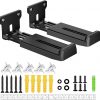 ZUOLACO Soporte de Montaje en Pared para Barra de Sonido para Samsung, Bose, Vizio, LG, Sony, JBL, Sonos y Más Soportes de Barras de Sonido Debajo del TV, Soporta hasta 33 lbs, Profundidad Ajustable