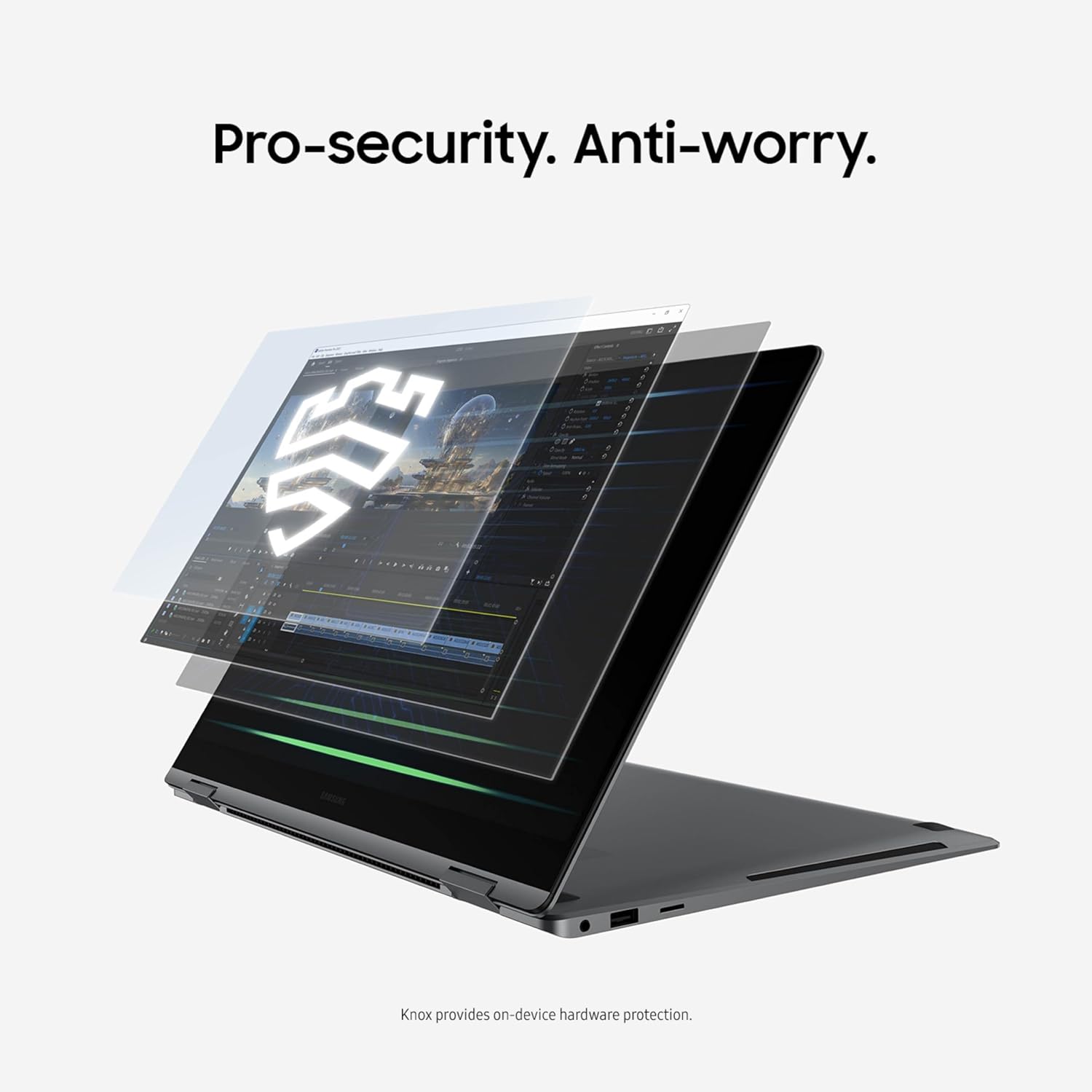 Samsung 16” Galaxy Book5 Pro 360 Copilot+ PC, AI Business Laptop, Windows 11 Pro, Intel Core Ultra 7 Processor 258V, 3K AMOLED Touchscreen, 32GB / 1TB, 120HZ, 2025 Model NP964QHA-KG2US, Gray