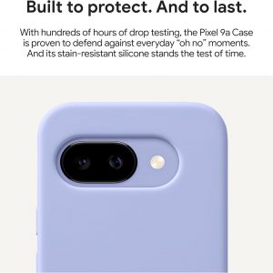 Google Pixel 9a Case - Durable Protection - Stain-Resistant Silicone - Android Phone Case - Obsidian