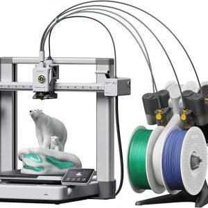 Bambu Lab A1 Combo, Impresora 3D A1 y AMS lite, Soporta Impresión 3D Multi-Color, Alta Velocidad y Precisión, Calibración Completa Automática y Compensación Activa de Tasa de Flujo, ≤48 dB Impresoras