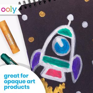 OOLY Cuaderno de bocetos pequeño con cubierta de bricolaje, 5 x 7.5 pulgadas, cuaderno de dibujo de papel negro, libro de dibujo para niños, almohadilla de dibujo de artistas para bolígrafos de gel y