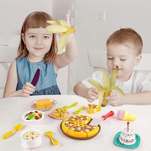 Banana Squishies Stress Relief Soft Scented Simulation Bananas Fruit Squeeze Toys Cute Birthday Gift Novelty Toy for Kids (Yellow Banana)