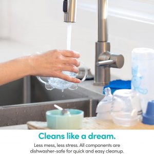 NutriBullet NBY-50100 Baby Complete Food-Making System, 32-Oz, White, Blue, Clear