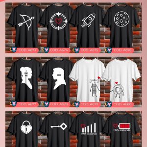 Playera personalizada para pareja