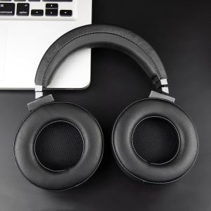 SOULWIT Replacement Kit for Corsair Virtuoso RGB Wireless XT SE Gaming Headset, Protein Leather Headband Headstrap Pad + Earpad Cushions Pad Repair Part - Black