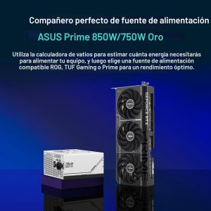 ASUS La tarjeta gráfica Prime GeForce RTX™ 5070 de 12 GB GDDR7 lista para SFF (PCIe® 5.0, 12 GB GDDR7, HDMI®/DP 2.1, 2.5 ranuras, ventiladores de tecnología axial, BIOS dual)