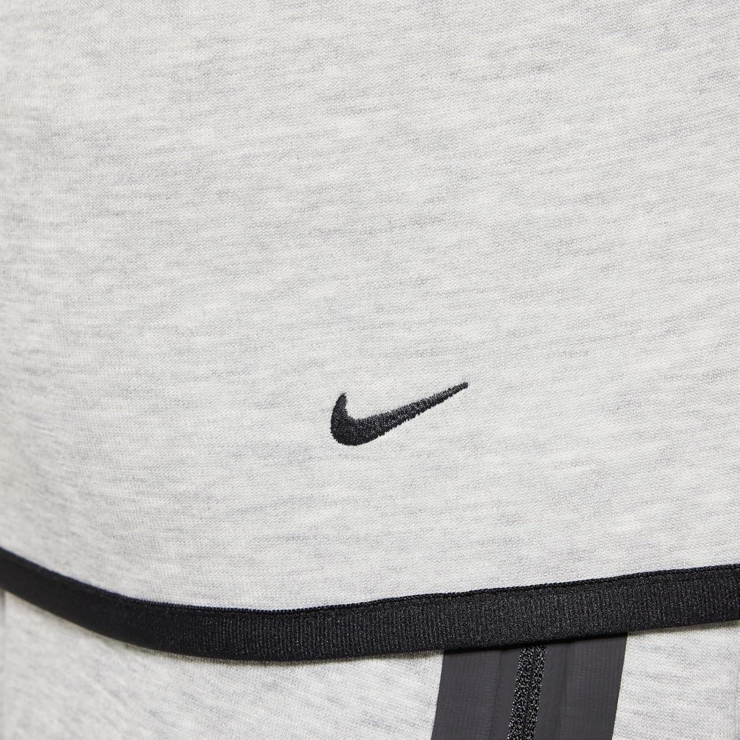 Nike Sportswear Tech Fleece - Sudadera con capucha de cremallera completa para niños grandes (HV5867-063, Gris Oscuro Jaspeado/Gris Oscuro Jaspeado) Talla Grande