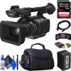 Panasonic Videocámara HC-X2 4K (HC-X2) + tarjeta de memoria de 64 GB + bolsa + lector de tarjetas + cartera de memoria + protector de tapa + kit de limpieza + más