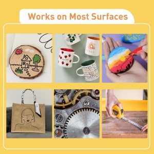 TOWON 12 marcadores permanentes – Juego de rotuladores de dibujo de varios colores, impermeables, de secado rápido, punta fina, marcadores de colores para colorear para adultos