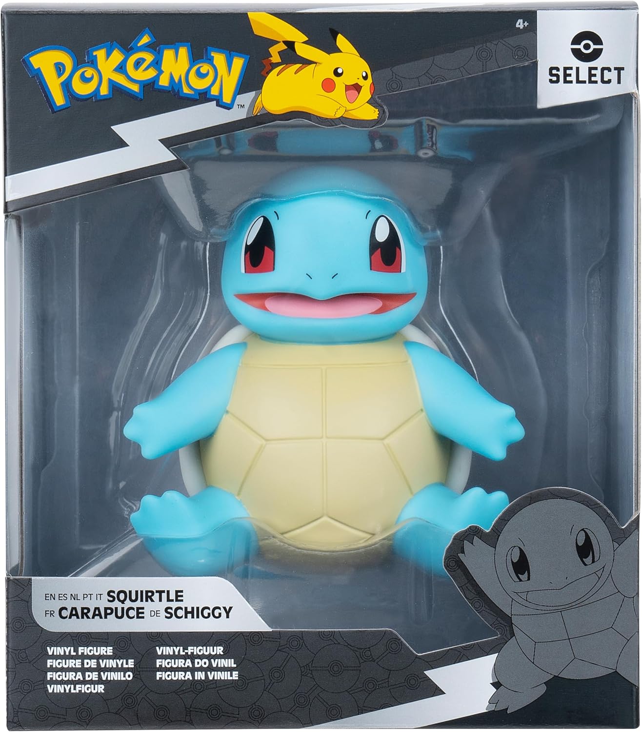 Pokemon Squirtle Select - Figura de vinilo de 4 pulgadas