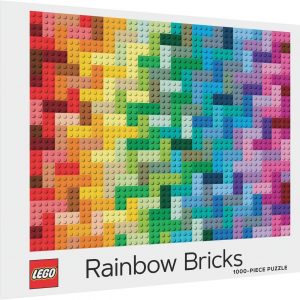 LEGO Rainbow Bricks 1000 Piece Jigsaw Puzzle