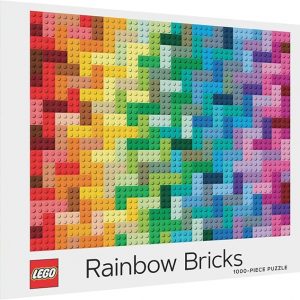 LEGO Rainbow Bricks 1000 Piece Jigsaw Puzzle