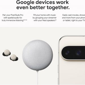 Google TV Streamer 4K - Fast Streaming Entertainment on Your TV with Voice Search Remote - Watch Movies, Shows, Live TV, and Netflix in 4K HDR - Smart Home Control - 32 GB of Storage - Porcelain