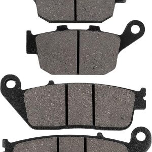 LOCOPOW Front & Rear Brake Pads for Honda CB500F CB300F CB500X CBR250R CBR300R CBR500R CMX300 CMX500 Rebal 300 500 CTX700 NC700 NC750 2011-2023
