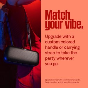 Bose SoundLink Max Bluetooth Speaker - Portable Wireless Party Speaker, IP67 Waterproof, Rope Handle, Up to 20 Hours of Playtime, USB-C, Built-in 3.5mm AUX Input, Black