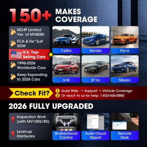 Autel MaxiCOM MK808 OBD2 herramienta de diagnóstico con todas las funciones de servicio y sistema incluso reajuste de aceite, EPB, BMS, SAS, DPF, TPMS y IMMO (MD802+MaxiCheck Pro)