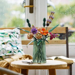 LEGO Botanicals Juego de Construcción Ramo de Flores - Flores Artificiales para Decoración del Hogar y Exhibición, Edades 18+ - Pequeñas Flores Falsas para Mesa, Escritorio, Oficina - Regalo para