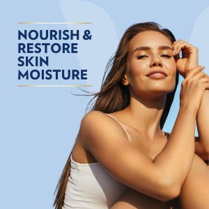 Vaseline Intensive Care Loción corporal hidratante nutritiva 3 unidades hecha con lípidos ultrahidratantes + extracto de avena puro para piel seca, para piel nutrida y de aspecto saludable, 20.3 onzas