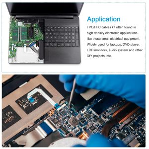 MECCANIXITY FFC FPC Flat Flexible Cable, 18 Pin 0.5mm Pitch 300mm Long (A Type) for LCD 3D Printer Camera DVD TV Laptop Audio Pack of 10