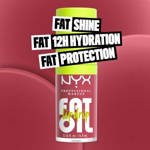 NYX PROFESSIONAL MAKEUP Fat Oil Lip Drip, Moisturizing, Shiny and Vegan Tinted Lip Gloss - Chillin Like a Villain (Pale Dusty Rose)